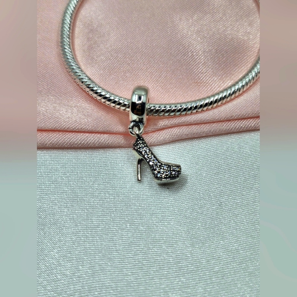 Shoe heels Charm For Bracelet Ale S925.